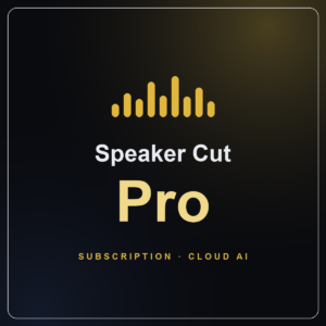 Speaker Cut Pro